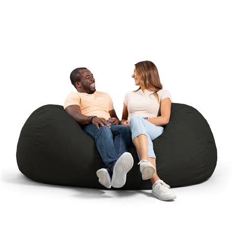 Big Joe Fuf Media Lounger Foam Filled Bean Bag Chair With Removable