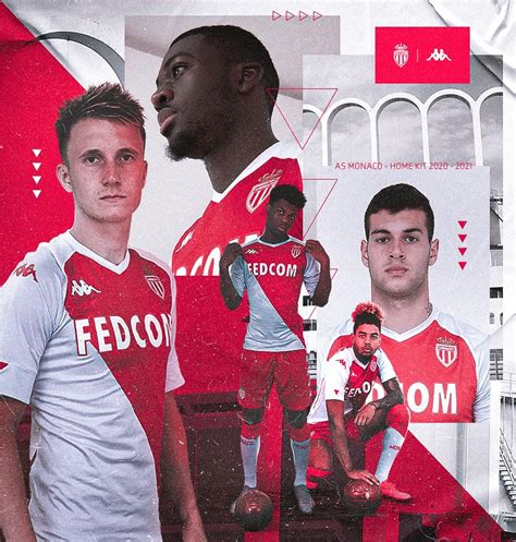 Kappa dévoile les maillots 2020 2021 de l AS Monaco