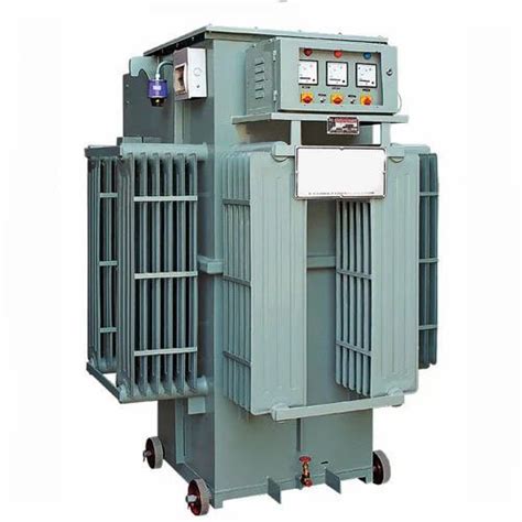 Three Phase Linear Servo Voltage Stabilizer With Surge Protection At