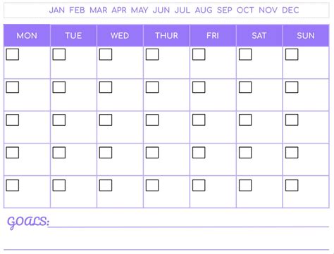 Monthly Schedule Planner - Etsy