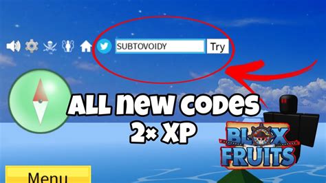 All Double Xp Code In Minute Bloxfruit Youtube