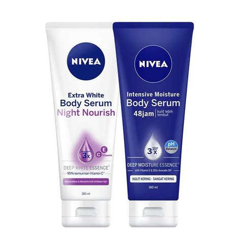 Jual Nivea Body Serum Extra White Day Night Intensive Moisture