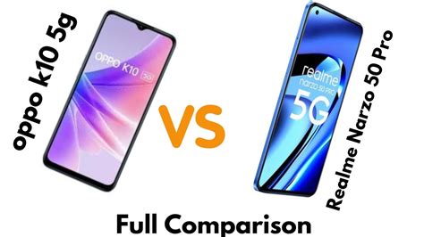 OPPO K10 5G VS Realmi Narzo 50 Pro 5G OPPO K10 5G Realmi Narzo 50