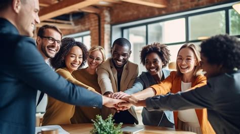 Premium AI Image | Teamwork Makes the Dream Work An image of Diverse ...