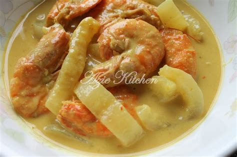 Masak Lemak Udang Dengan Timun Tua Yang Sedap Azie Kitchen