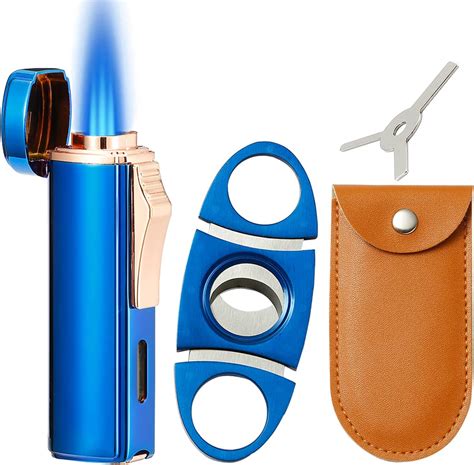 Amazon Ronxs Cigar Torch Lighter Set Cigar Cutter Windproof