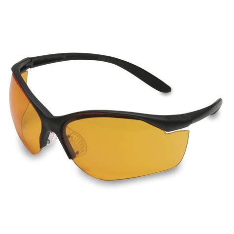 Honeywell Vapor Ii Shooting Safety Glasses Blackorange Lens R 01537