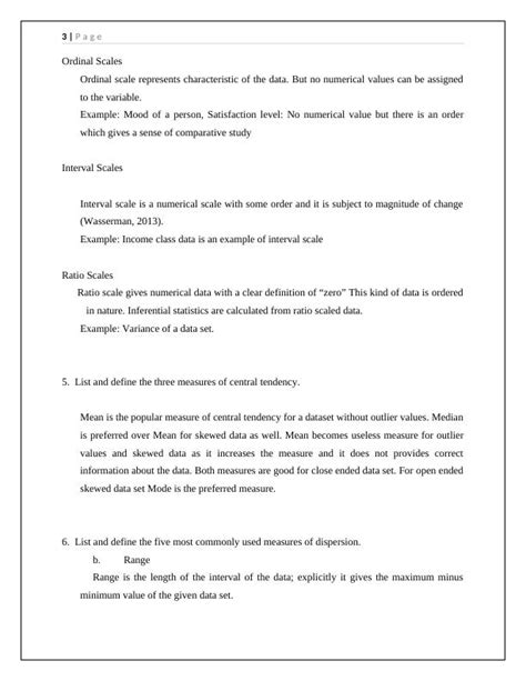 Descriptive And Inferential Statistics Measures Of Central Tendency