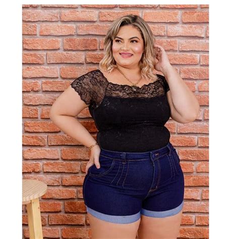 Shorts Jeans Feminino Plus Size Do A Atelier Yuwa Ciao Jp