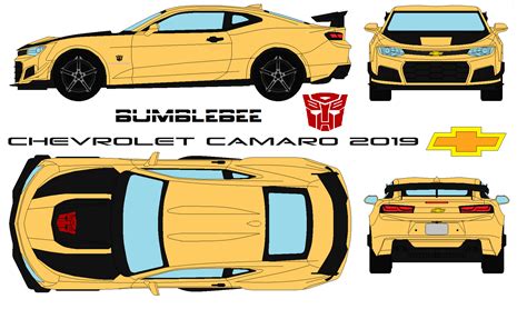 Camaro 2023 Bumblebee Blueprints