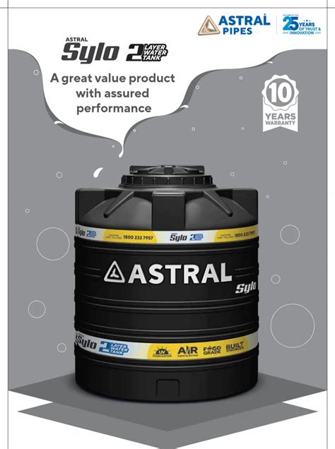 Astral Sylo Layer Roto Moulded Water Tank L At Rs Piece In