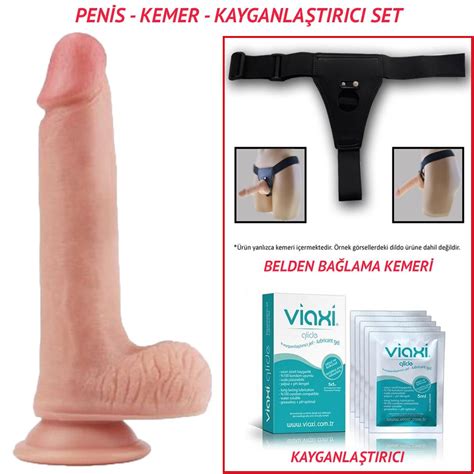 Belden Bağlamalı 20 5cm Gerçek Realistik Ultra Yumuşak Penis Dildo