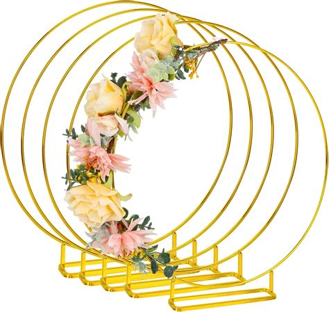 Amazon 5 Pack 12 Inch Metal Floral Hoop Centerpiece For Table