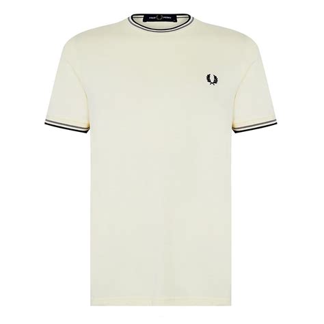 Áo Phông Nam Fred Perry Twin Tipped T Shirt M1588 R33 Màu Trắng Size S