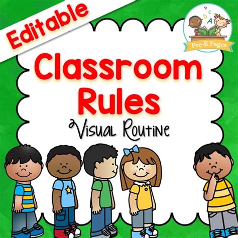 Classroom Rules Pre K Pages