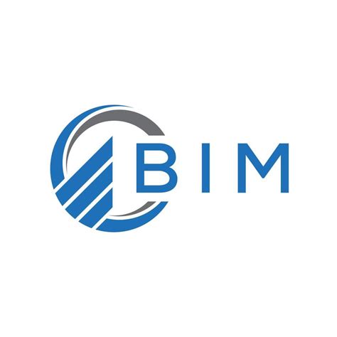 Bim Plano Contabilidad Logo Dise O En Blanco Antecedentes Bim Creativo