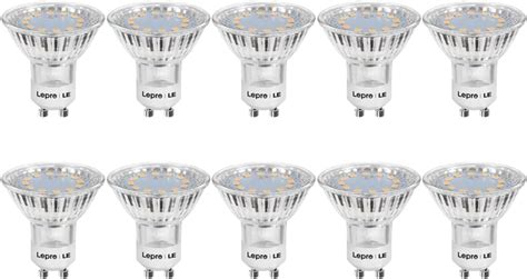 Le Gu10 Led Bulbs Warm White 2700k Led Light Bulbs 35w Halogen