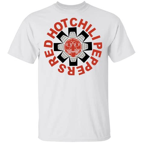 Red Hot Chili Peppers Aztec White T Shirt Brastrend