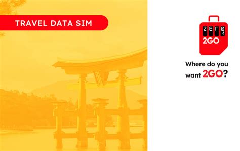 Japan ESIM And SIM Card 1GB Travel Data SIM Card And ESIM Zero1 2GO