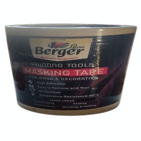 Backing Material Crepe Paper Color White Berger Masking Tape At Rs