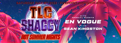 TLC Shaggy Hot Summer Nights With En Vogue Sean Kingston Tickets