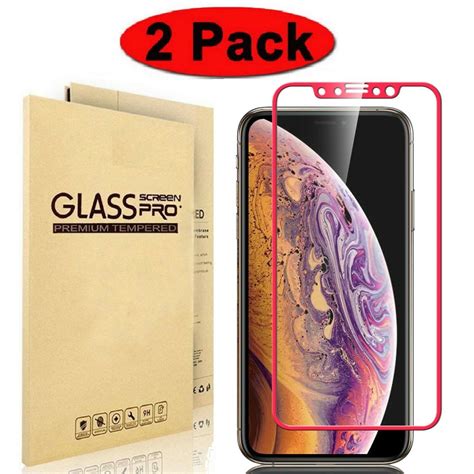 Full Coverage 3D Tempered Glass Screen Protector For IPhone X XR XS Max