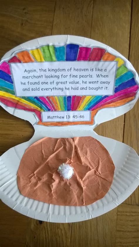 a paper plate with a donut on it and a bible verse in the center