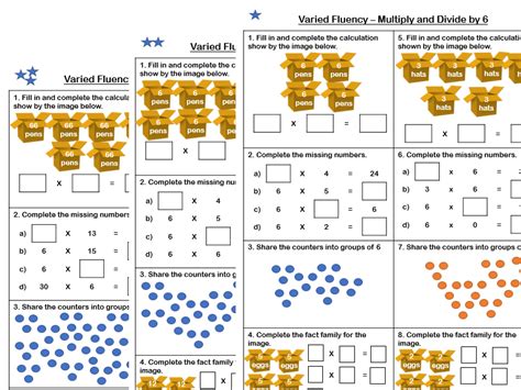 White Rose Maths Year 4 Block 4 Multiply And Divide By 6 Varied