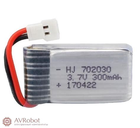 Литий-полимерный аккумулятор 3,7В 072030 702030 300mah 30C купить цена ...
