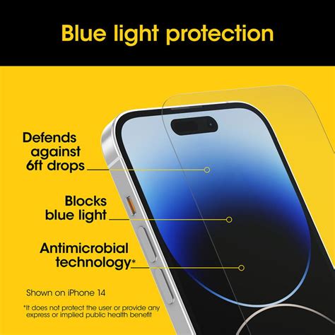 Iphone 15 Blue Light Screen Protector Otterbox Premium Pro