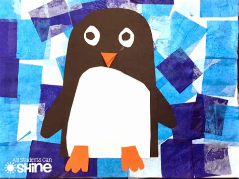 Penguins Art Project & Unit - All Students Can Shine