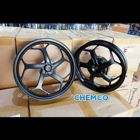 Jual Velg Racing Tapak Lebar CHEMCO Vario Beat Scoopy Palang Y Black