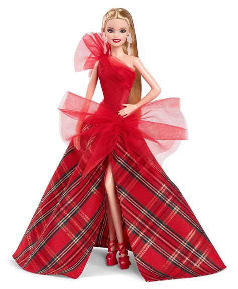Køb Barbie Signature Doll Holiday Barbie Blonde hos Superhelten Legetøj