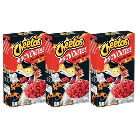 Cheetos Macn Cheese Flamin Hot Flavor 5 9 Oz Box Pack Of 3