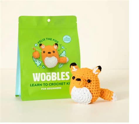 The Woobles - Felix The Fox Beginner Crochet Kit | The March Hare