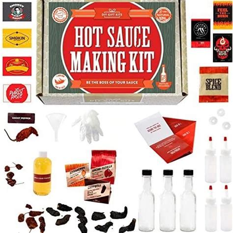 The Hot Sauce Making Kit Includes All Kinds Of Ingredients