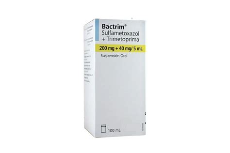 Bactrim Forte Suspension Oral X 100 Ml 400 Mg 80 Mg 5 Ml