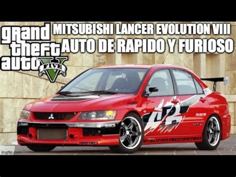 Mitsubishi Lancer Evolution VIII De Sean Auto De Rapido Y Furioso Reto