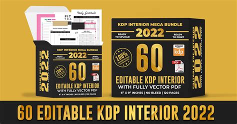 Editable Interior Templates Kdp Bundle Bundle · Creative Fabrica