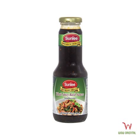 Sunlee Thai Spicy Basil Sauce 300ml Wow Oriental