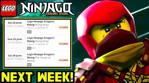 Part 2 Starts Next Week 🔥 At Least According To This Ninjago Dragons Rising Season 2 News