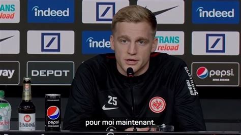 Donny Van De Beek Pr T L Eintracht Francfort Jusqu La Fin De La