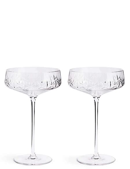 Nouveau 2 Pack Champagne Saucer Mands