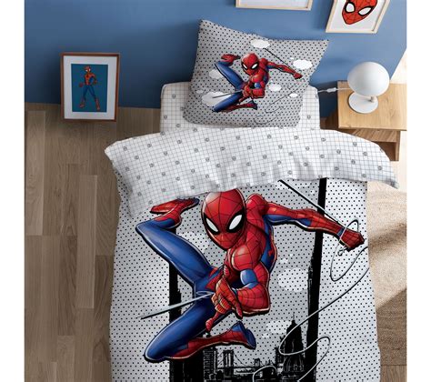 Parure De Lit Imprim E Coton Spiderman Home Hero X X Cm