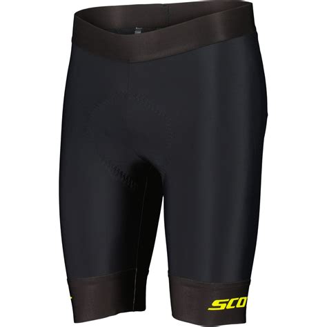 SCOTT Culotte Ciclismo Hombre RC Pro Shorts Black Sulphur Yellow