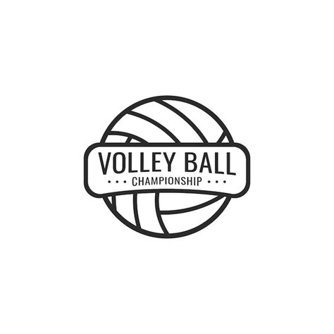 Premium Vector Vector Volleyball Logo Template