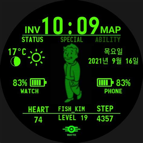 Fallout Pip Boy Kor Watchmaker The World S Largest Watch Face Platform