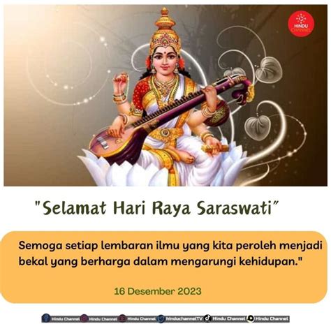 10 Ucapan Perayaan Hari Raya Saraswati Hindu Channel