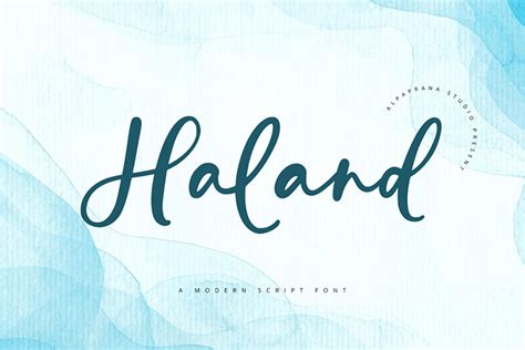 Haland Font Alpaprana Fontspace