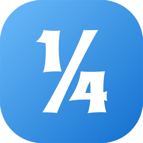 Quarter Generic Gradient Fill Icon